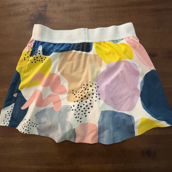 Nike Blue Pink Yellow White Patterned Tennis Skort Size Medium - Picture 5 of 7